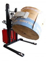 Electric pedestrian Stacker with reels rotating clamp