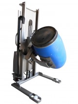 Semi-electric INOX Stacker with drums rotating clamp